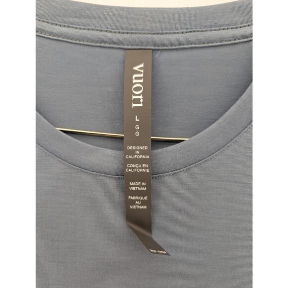 NWT Vuori Current Tech Tee in Pond size Large - Picture 5 of 6